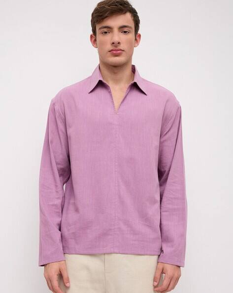 Vastrado Men Oversized Fit Cotton Shirt