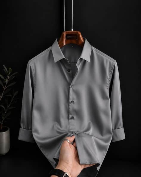 Buda Jeans Co Men Slim Fit Spread-Collar Shirt