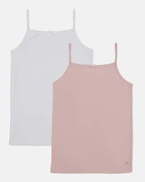 jockey Pack Of 2 Girls Cotton Slip-picture-15