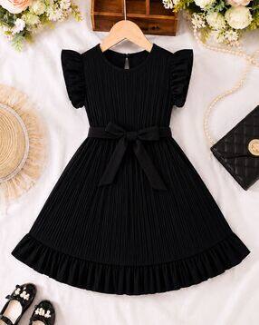 pamberston Girls Round-Neck A-Line Dress-picture-50