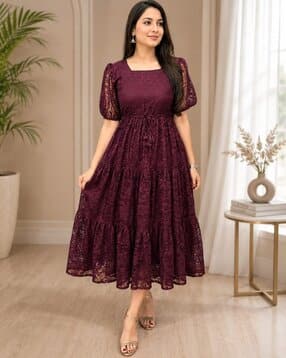 revangi Women Fit and Flare Dress-picture-34