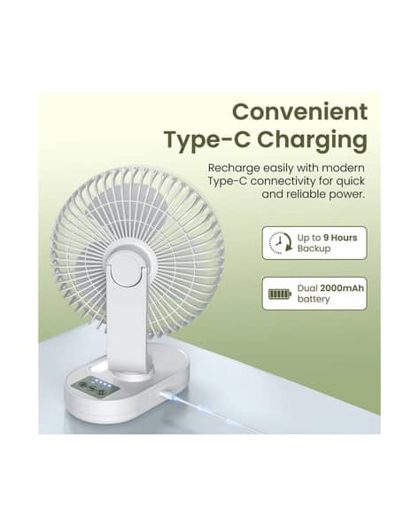 Portronics POR3435 White Table/Tower Fan - Image 4