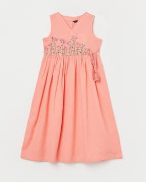 melange by lifestyle Girls Embroidered Empire Dress-picture-13