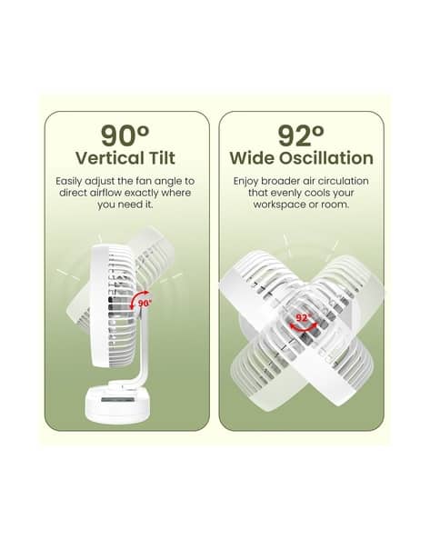 Portronics POR3435 White Table/Tower Fan - Image 3