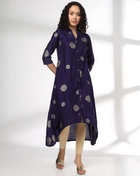 avaasa mix n' match Women Button-Down Gadwal Festive Kurta-picture-49