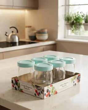 croco jar Set of 6 Storage Jars with Lid-picture-49