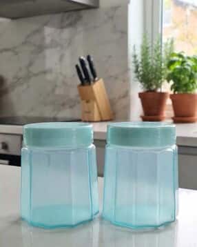 Set of 2 Storage Jars with Lid-image-25