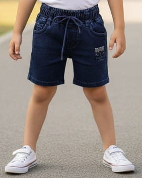 v-mart Boys Embroidered Regular Fit Flat-Front Shorts-picture-35
