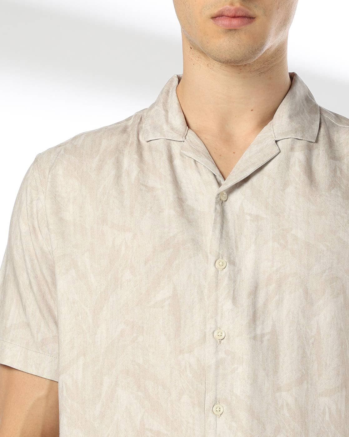 RESORT SHIRT HS, KHAKI, 38