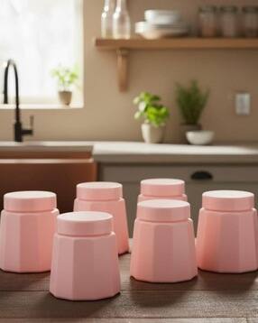 skwaion Set of 6 Glass Storage Jars with Lids-picture-20