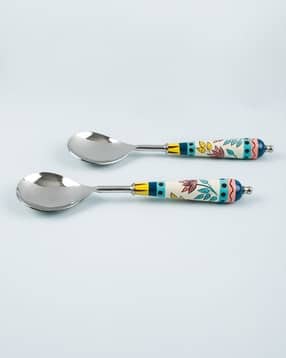 chumbak Set of 2 Stainless Steel Spoons-picture-26