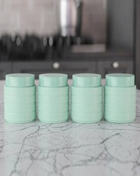 skwaion Pack of 4 Designer Storage Jars-picture-19