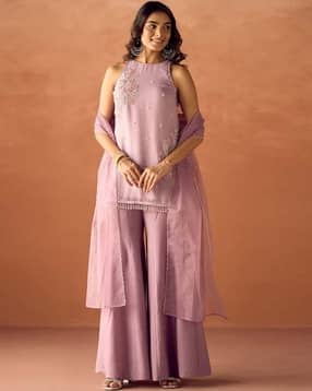 nyrika Women Embroidered Straight Kurta Suit Set-picture-44