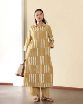 pink fort Women Geometric Pant-Suit Set-picture-27