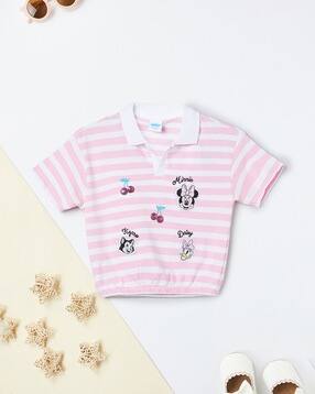 max Girls Striped Regular Fit Polo T-Shirt-picture-19