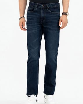 red tape Men Lightly Washed Straight Jeans-picture-47