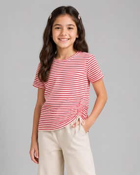 chilins Girls Regular Fit Cotton T-Shirt-picture-15