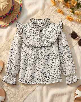 Girls Printed Regular Fit Top -image-29