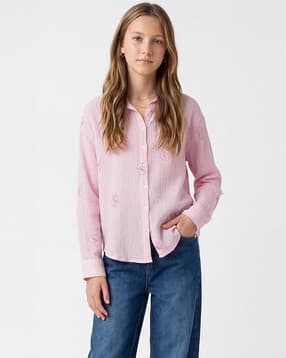 max Embroidered Relaxed Fit Cotton Shirt-picture-23