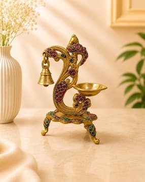 decorglobe Diya Elephant Decorative Figurine -picture-10