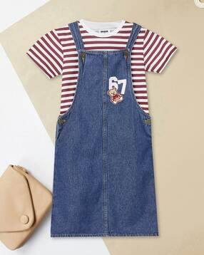 max Striped Regular Fit Dungaree -picture-10