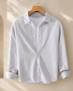 zikaraa Men Striped Regular Fit Shirt-picture-12