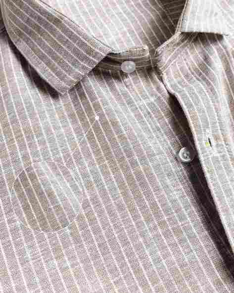 Buda Jeans Co Men Striped Regular Fit Shirt - Image 3