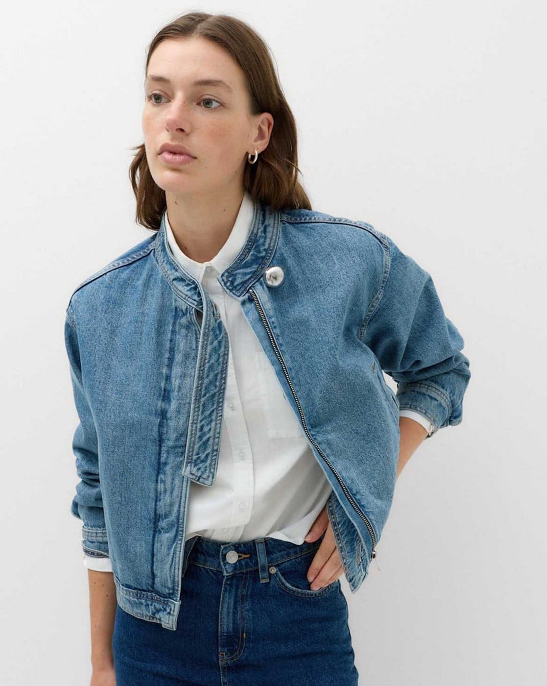 Marks & Spencer Women Regular Fit Denim Jacket — image 1 of 5