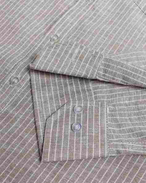 Buda Jeans Co Men Striped Regular Fit Shirt - Image 5