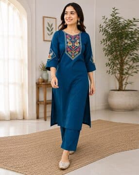 nyrika Women Embroidered 2-Piece Co-Ord Set-picture-36