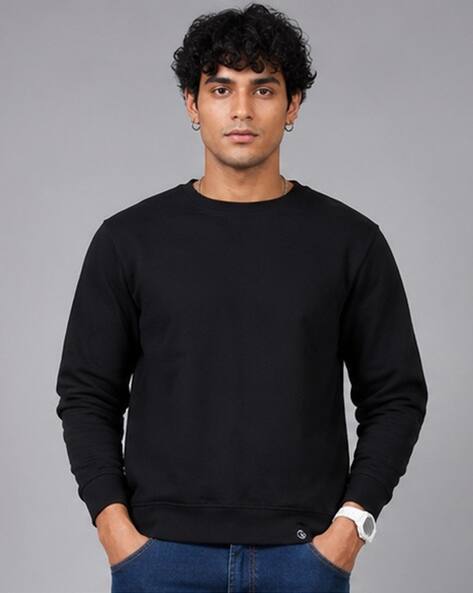 theallchemy Men Regular Fit Round-Neck Sweatshirt