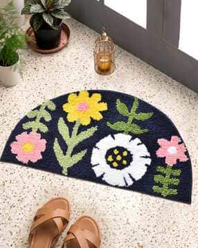 fabinaliv Floral Design Anti-Skid Door Mat-picture-52