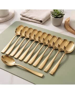 fns 12 Pieces Stainless Steel Dinner Spoon-picture-12