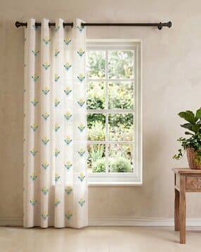 urban space Embroidered Semi Sheer Curtain -picture-46