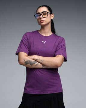 puma Women Relaxed Fit Crew-Neck T-Shirt-picture-38