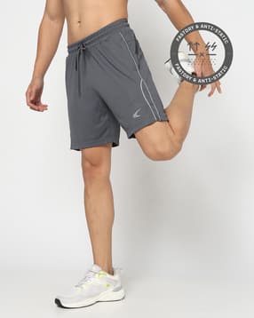 performax Men Patterned Regular Fit Running Piping Shorts-picture-16