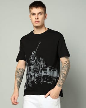 u.s. polo assn. Men Graphic Print Slim Fit T-Shirt-picture-44