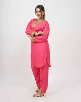 fashiontownie Women Embellished 2-Piece Co-Ord Set-picture-46