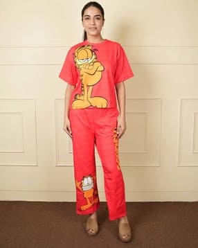 fashiontownie Women Graphic Print 2-Piece Co-Ord Set-picture-18