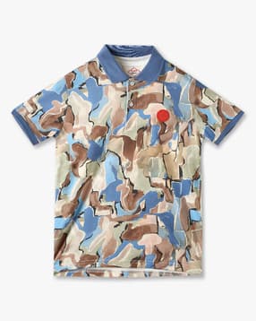 lee cooper Boys Printed Regular Fit Polo T-Shirt-picture-48