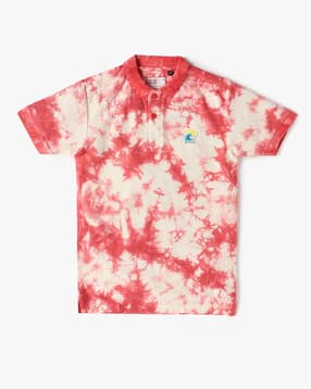 junior killer Boys Tie & Dye Slim Fit Polo T-Shirt-picture-13