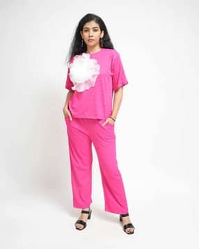 fashiontownie Women Embellished 2-Piece Co-Ord Set-picture-38