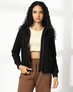 Women Regular Fit Zip-Front Hoodie-image-33