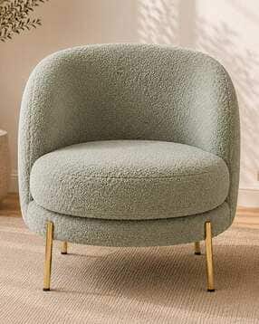 doe buck Modern Boucle Accent Lounge Chair-picture-23