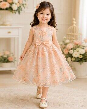 tior Girls Embroidered Fit & Flare Dress-picture-19
