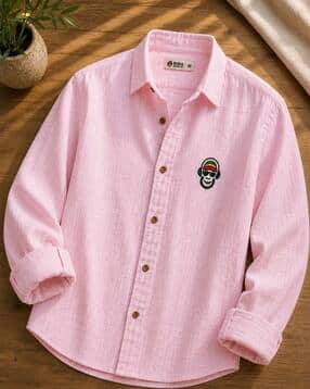 buda jeans co Men Embroidered Regular Fit Shirt-picture-32