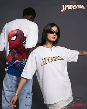 Spider-Man - Unisex Oversized Graphic T-shirt-image-36