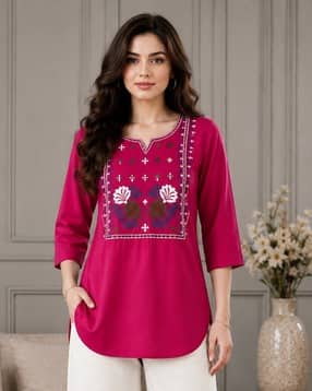 revangi Women Embroidery Tunic-picture-32