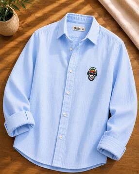 buda jeans co Men Embroidered Regular Fit Shirt-picture-27