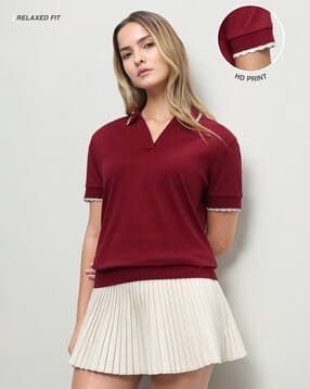 u.s. polo assn. Women Regular Fit Polo T-Shirt-picture-45